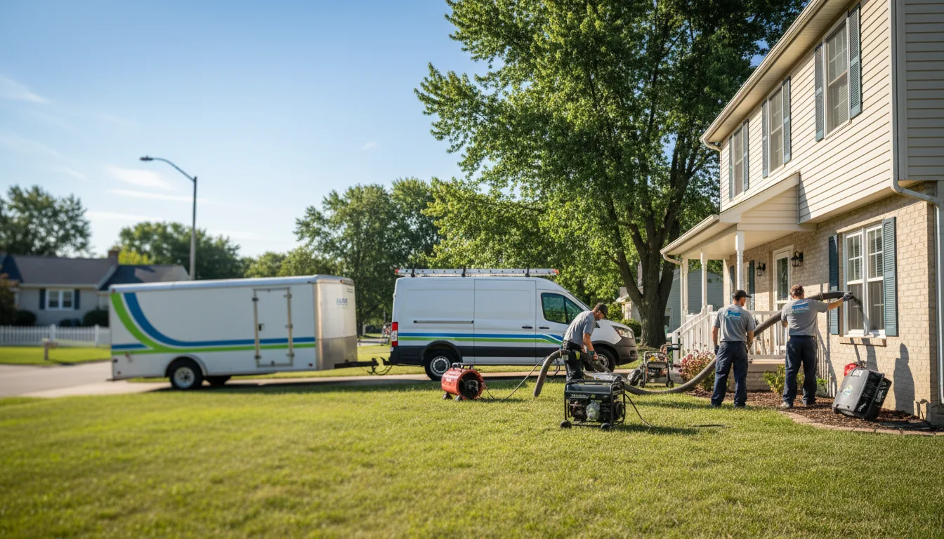 Flooded Basement Restoration And Cleanup With Repair in Gaastra, MI near me